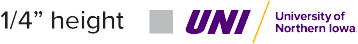 UNI Logo minimum size