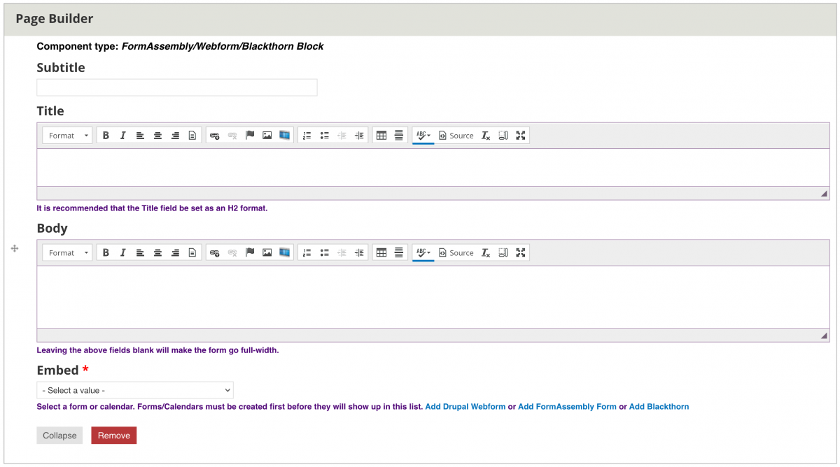 FormAssembly/Webform/Blackthorn Calendar Edit Screen